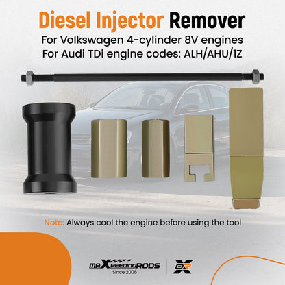 Fuel Injector Puller Removal Tool Kit Seal Installer for VW (1999–2020)