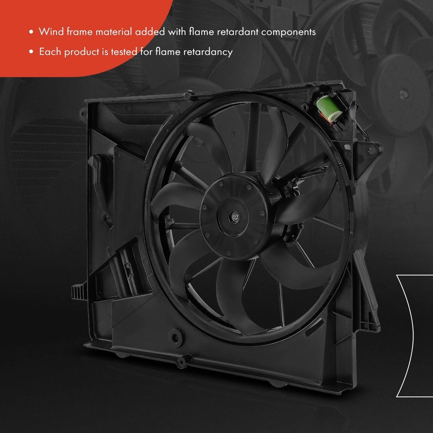 Cooling Fan Assembly with Shroud for Buick Encore (2016–2019)
