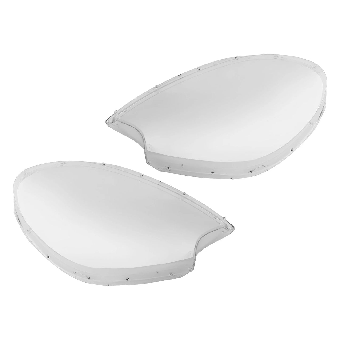 Front Clear Headlamp Lens Cover Pair for Porsche Macan (2015–2018)