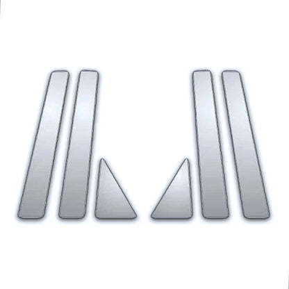 6Pc Chrome Pillar Post Covers for Toyota Prius (2004–2008)