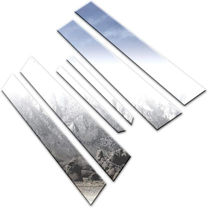 Luxury FX Chrome Pillar Post Set 6pc for Lincoln MKZ (2006–2012)