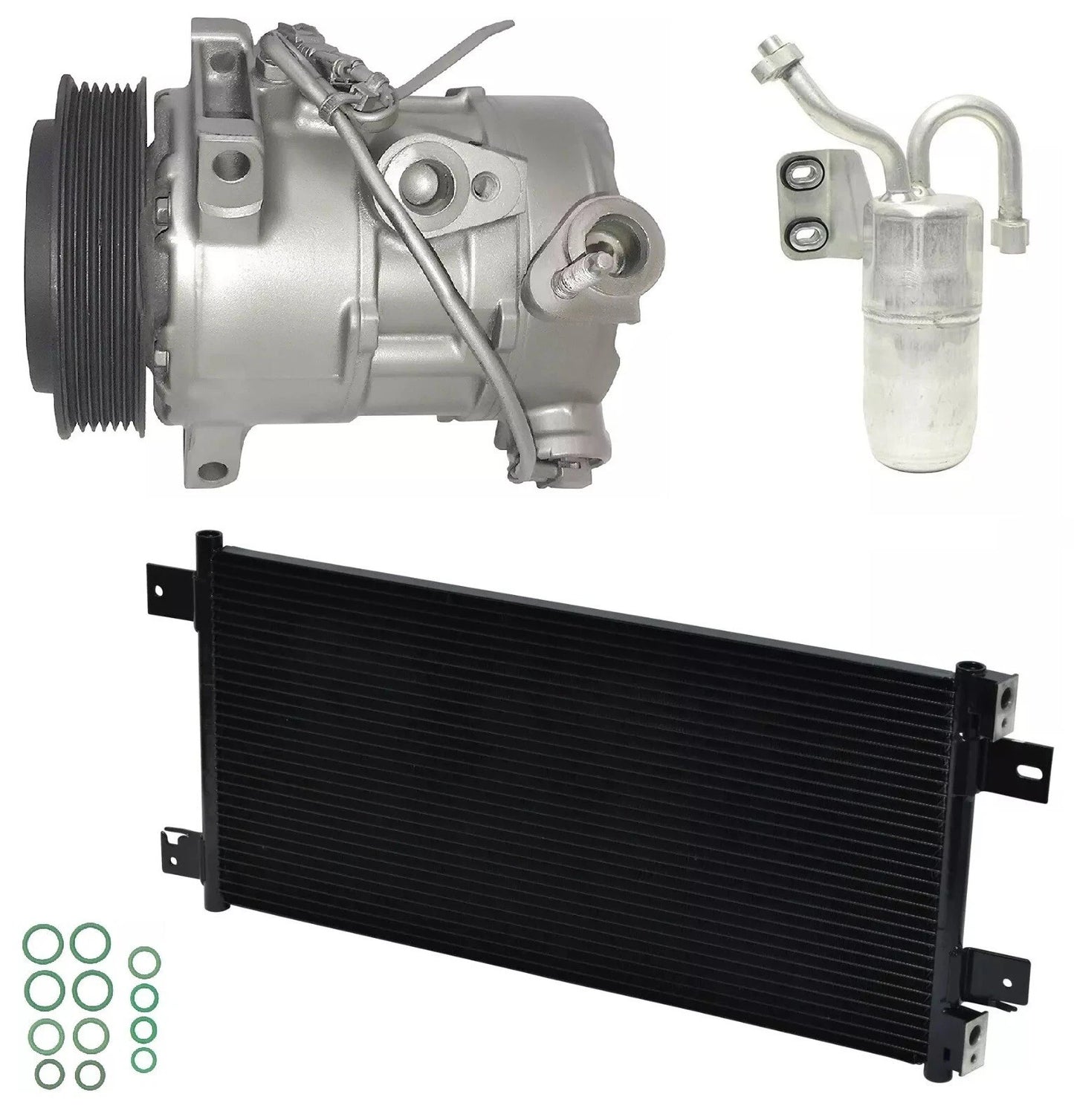 AC Compressor Kit With Condenser for Jeep Compass 2.4L (2009–2010)