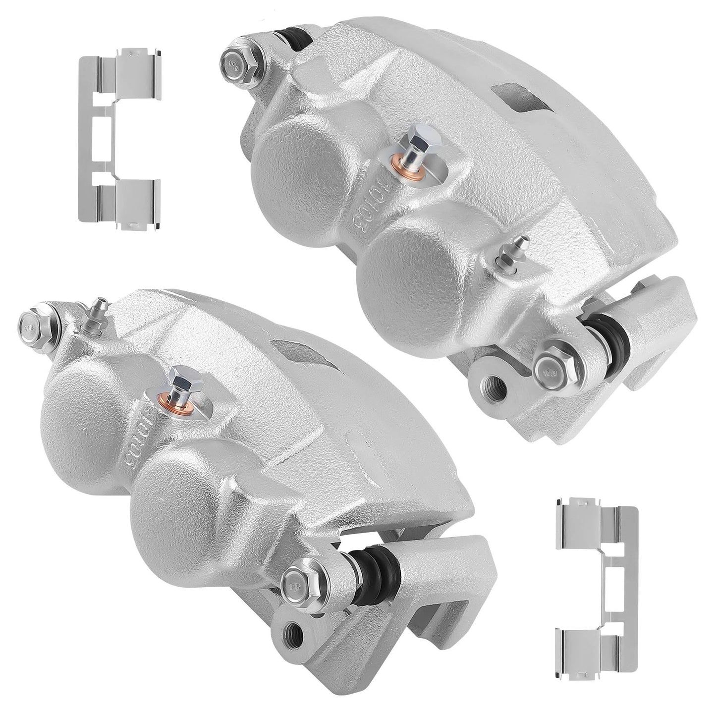 Front Brake Calipers w/Bracket for Ford F-150 Lincoln Mark LT (2006–2008)