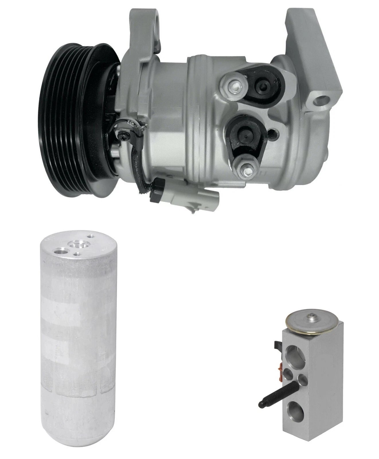 AC Compressor Kit Replacement for Chrysler Town & Country 3.3L 3.8L (2002–2007)