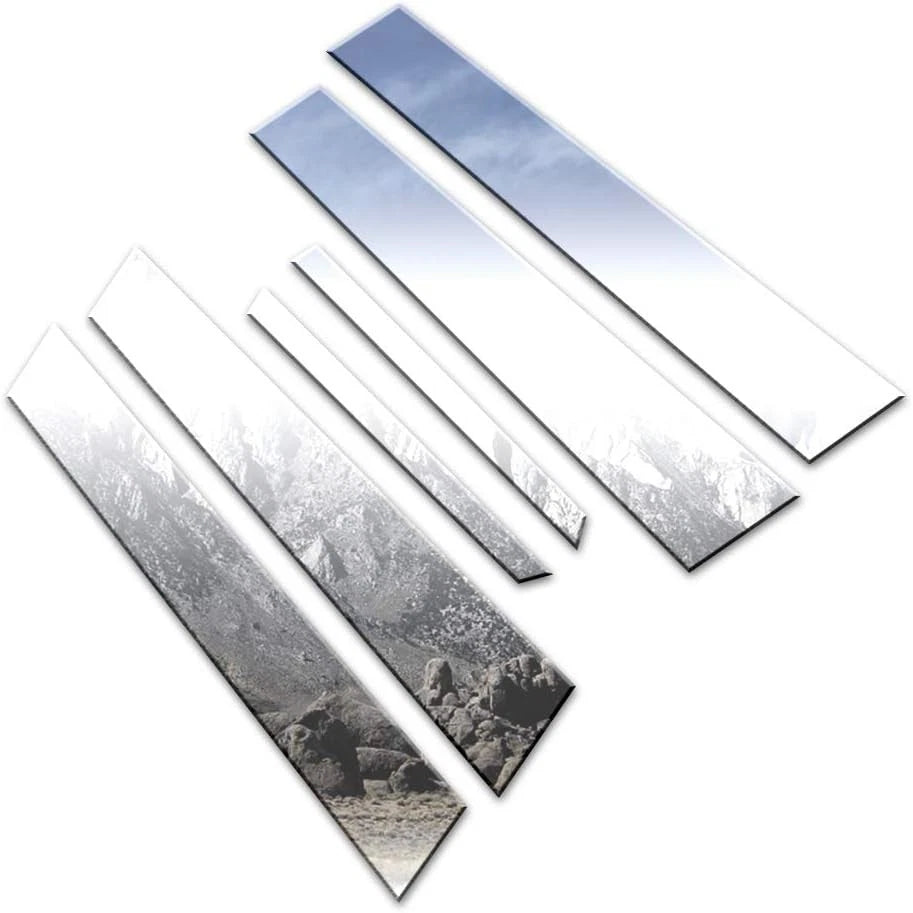 Luxury FX Chrome Pillar Post Set 6pc for 2006-2012 Ford Fusion