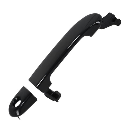 Exterior Door Handle Front Left for Nissan Versa Hatchback (2007–2012) Black