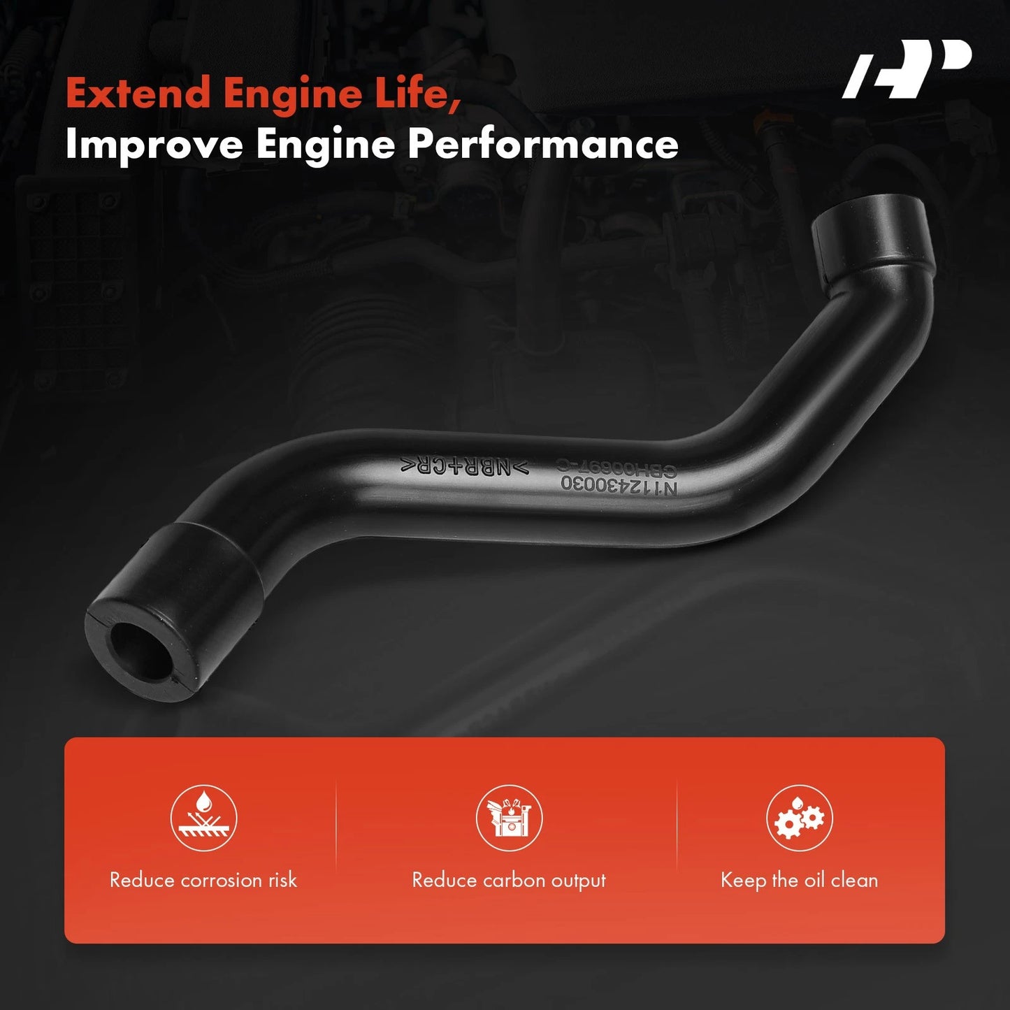 Crankcase Breather Hose for Mercedes-Benz ML320 ML350 ML430 ML55 AMG (1998–2005)