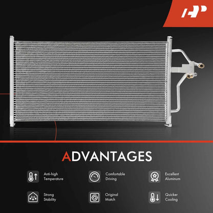A/C Condenser with Bracket for Buick Regal Pontiac Grand Prix (1997–2003)