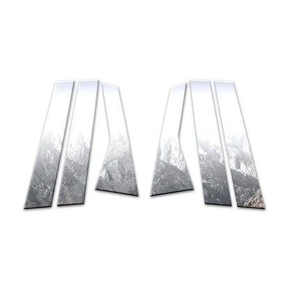 6Pc Chrome Pillar Post Covers for Volvo XC60 (2010–2016)