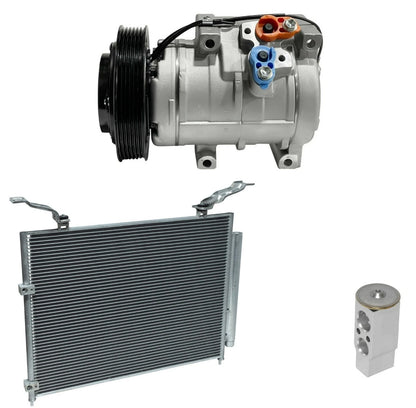 AC Compressor Kit with Condenser Replacement for Honda Pilot 2008–2015