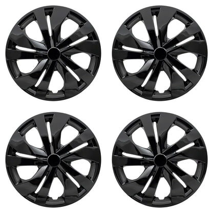 15" 5 Double Spoke Gloss Black Wheel Covers for 2020 Nissan Versa Sedan/S