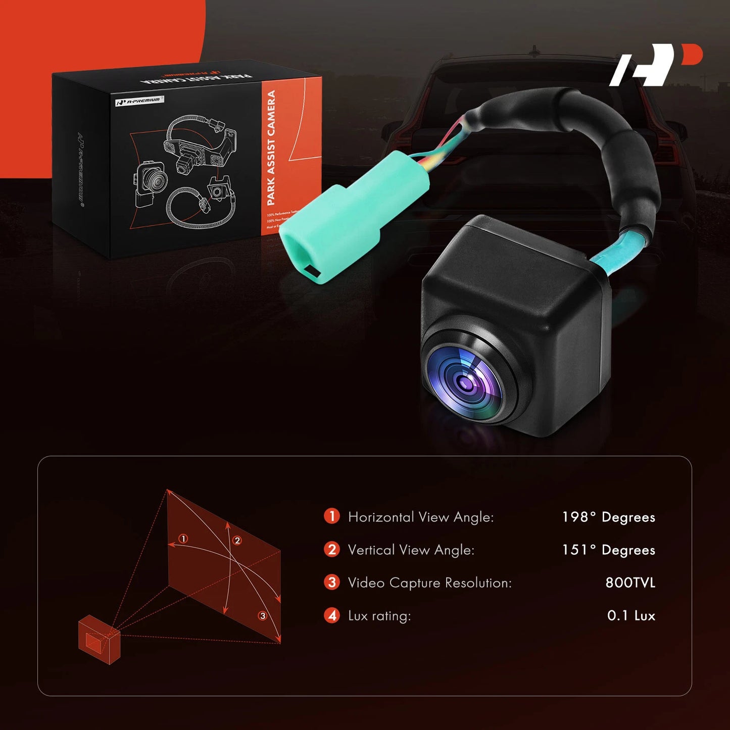 Backup Park Assist Camera for Chevy Equinox (2018–2023)