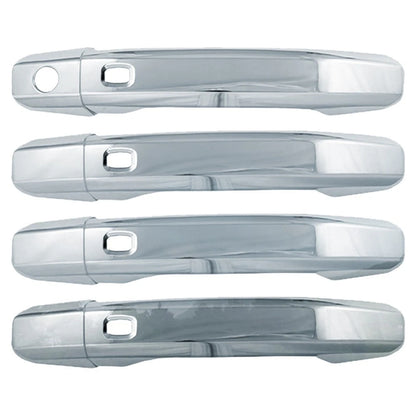 Door Handle Covers for 2015-2019 Chevy Silverado 2500/3500 (Chrome Set of 4)