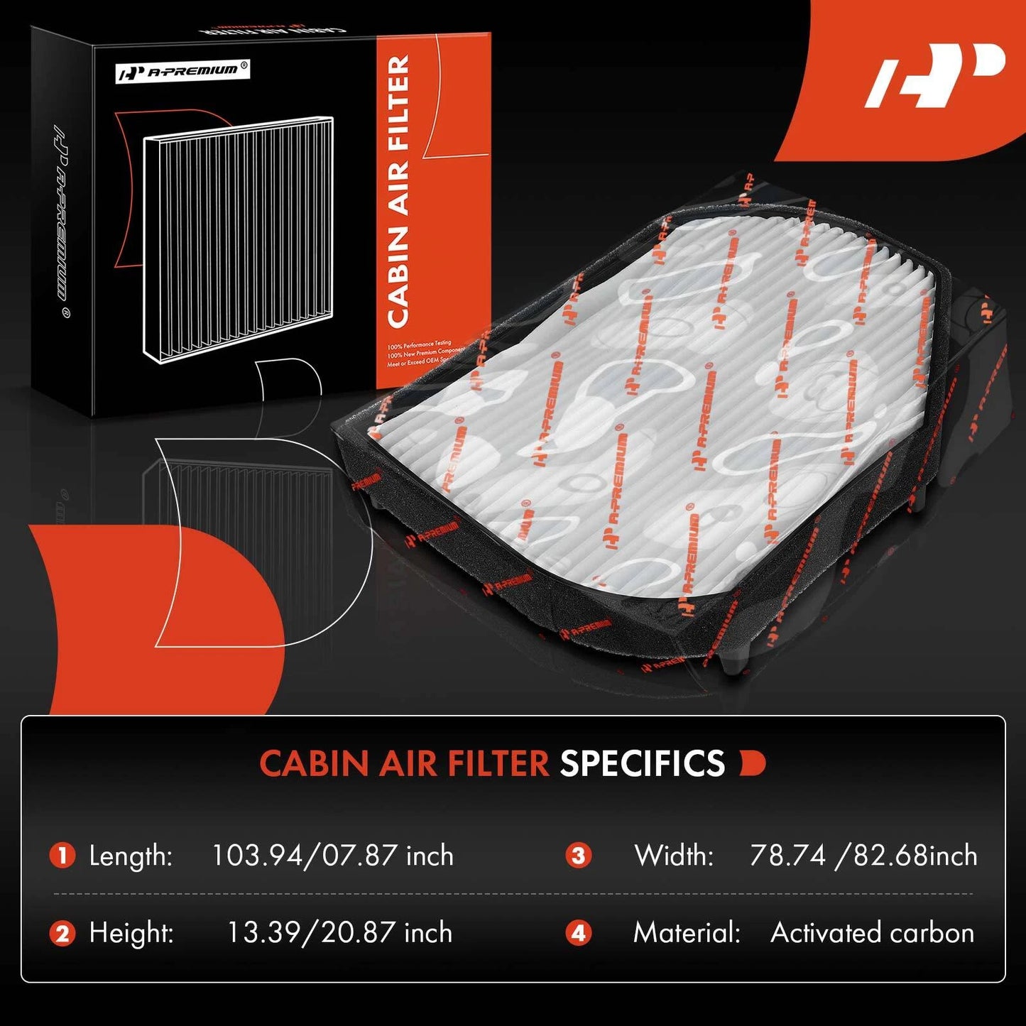 2X Cabin Air Filter for Mercedes-Benz C208 CLK320 (1997–2002)