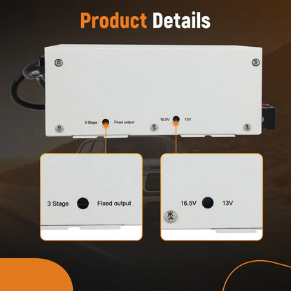 Converter Battery Charger for RV Boat Car Audio (13–16.5V) (2019–2024)