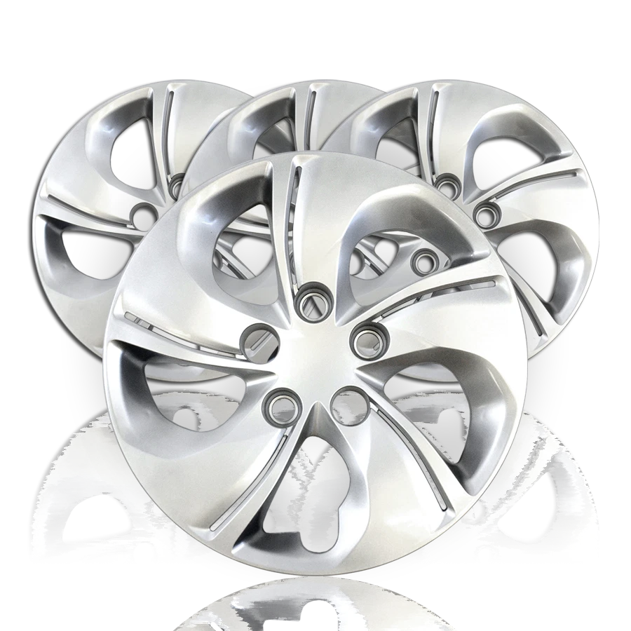04 New 15" Bolt on Hub Caps Full Wheel Covers for 13-15 Honda Civic Steel Wheels