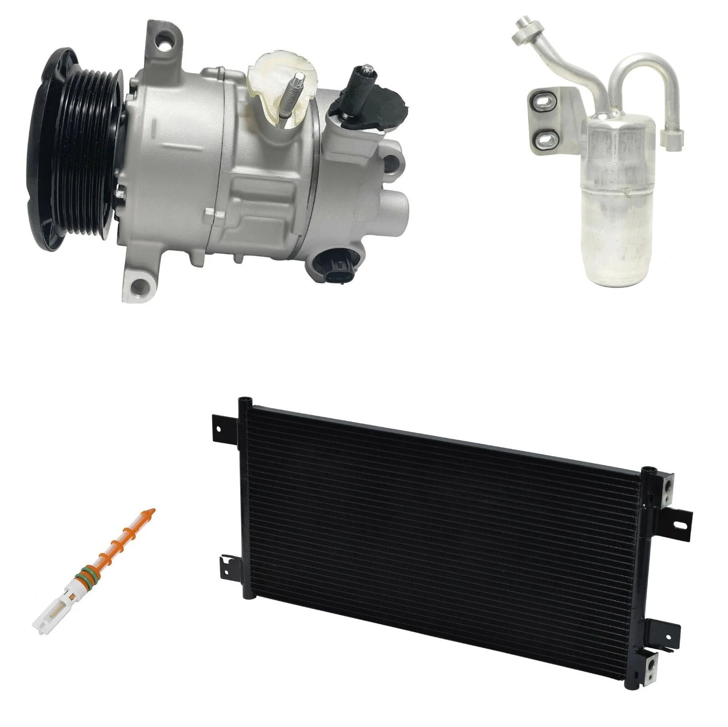 A C Compressor Kit With Condenser for Dodge Caliber 1.8L (2007–2012)