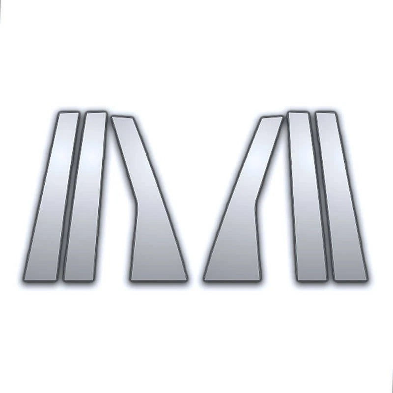 6Pc Chrome Pillar Post Covers for 2001–2008 Honda Fit