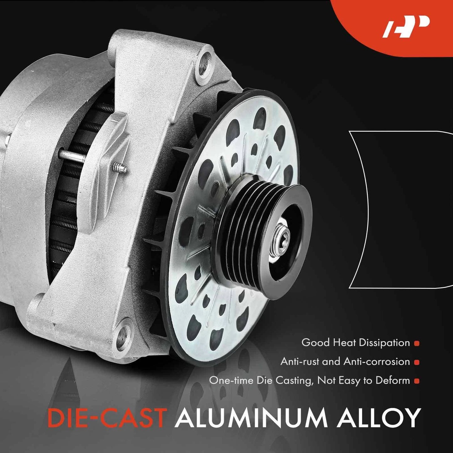 Alternator for Chevy P30 GMC P3500 (1996–1999) 124A 6-Groove