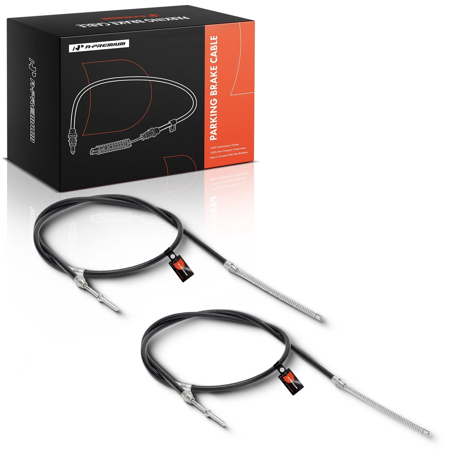 2X Rear Parking Brake Cable for Chevrolet Express 2500 GMC Savana 2500 (2003–2014)