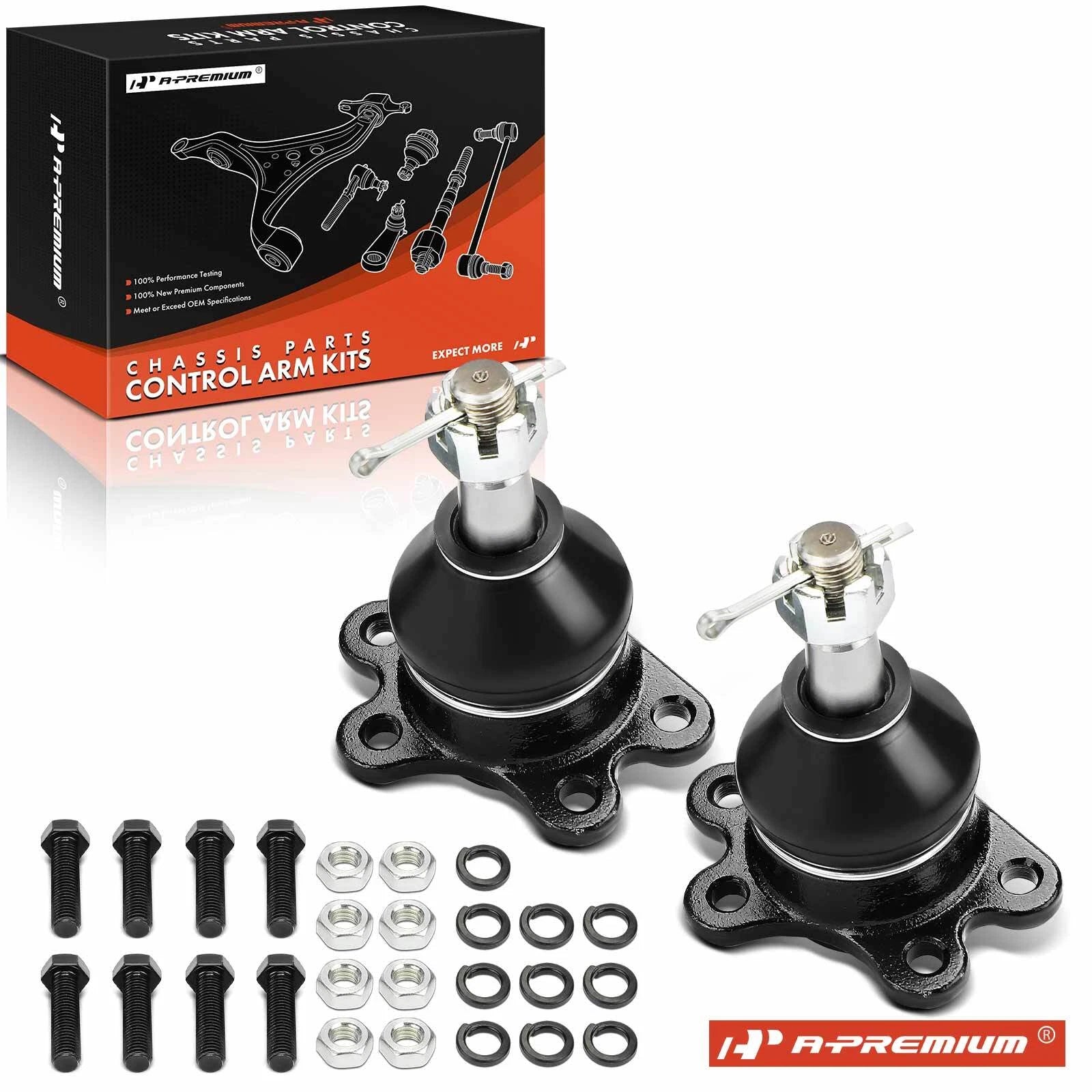 2X Front Upper Ball Joint for Chevrolet Tahoe GMC Yukon (1995–2000)