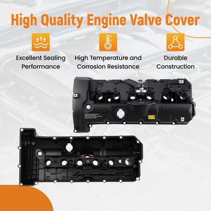 Engine Valve Cover for BMW E82 E90 E70 Z4 X3 X5 (2008–2013)