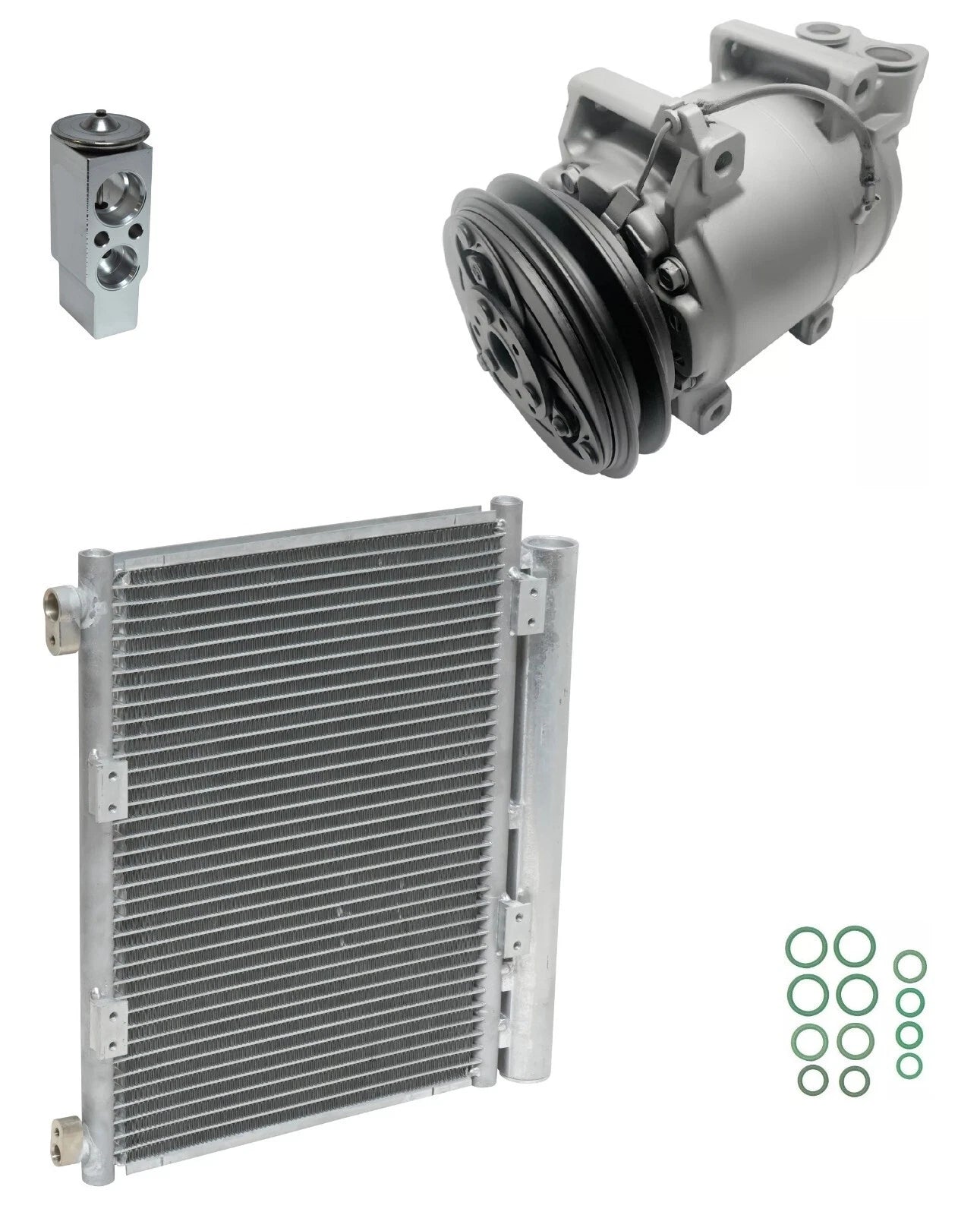 AC Compressor Kit with Condenser for Isuzu NPR 5.2L (2009–2009)