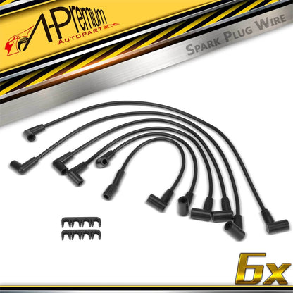 6x Spark Plug Wire Set for GMC C15 C1500 C25 C2500 C35 C3500 Jimmy (1973–1995)