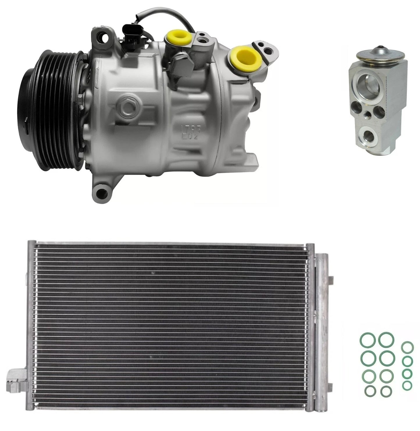 AC Compressor Kit With Condenser for BMW M550i xDrive (2018–2018)