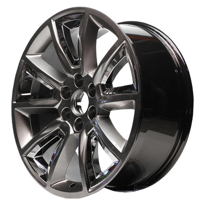 22 Inch Hyper Silver Wheel Rim by JTE Wheels for Chevrolet Suburban 1500 (2015–2019)