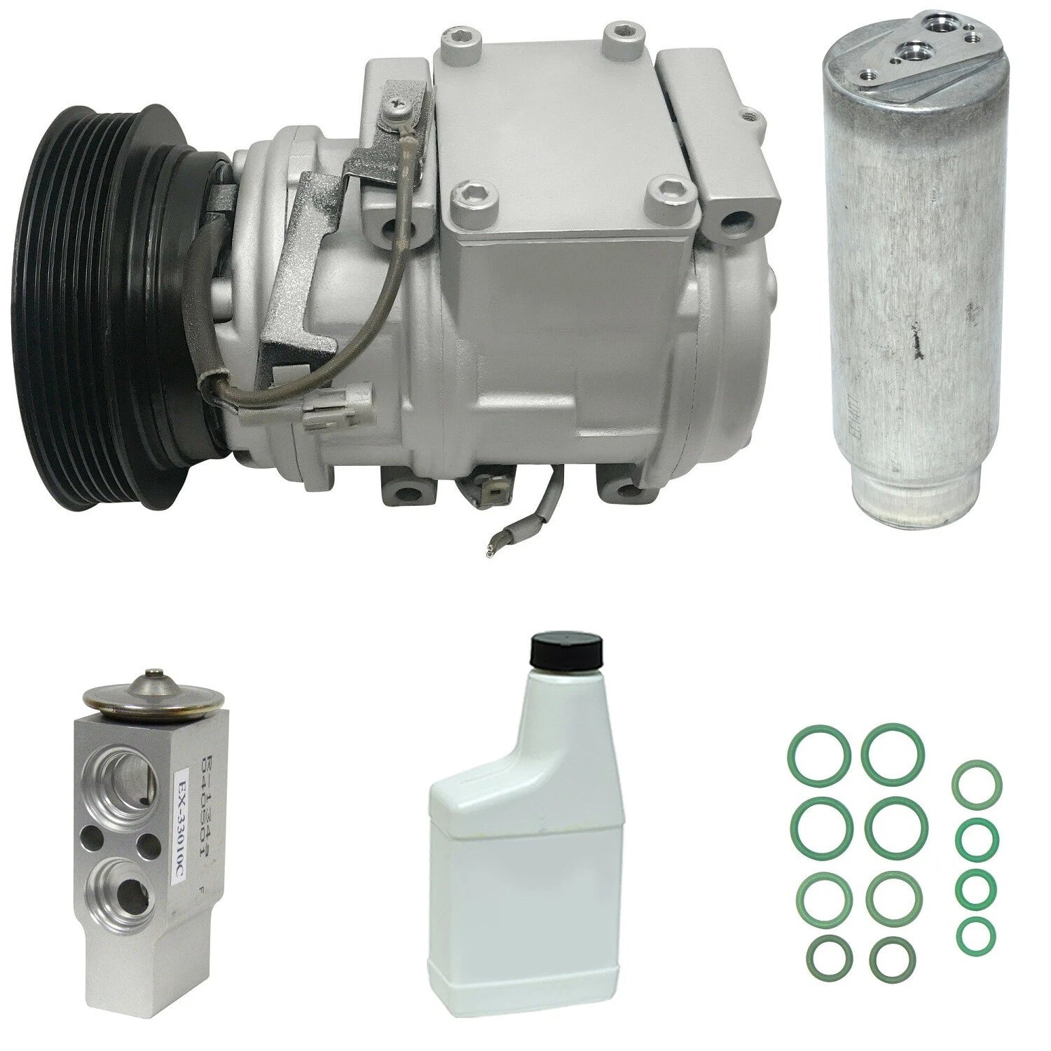 AC Compressor Kit Replacement for Toyota Camry 3.0L (1992–1993)