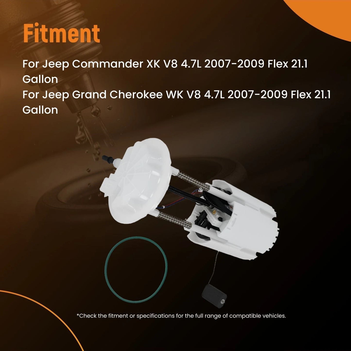 Fuel Pump Assembly for Jeep Commander XK and Grand Cherokee WK (2007–2009)