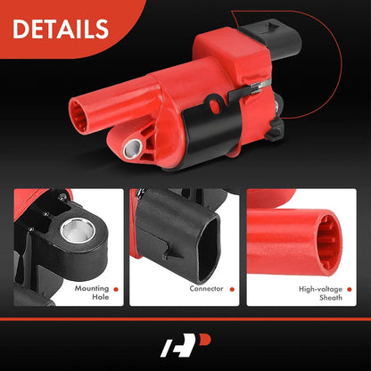 8x Red Ignition Coil for Chevy Silverado 1500 (2007–2013)