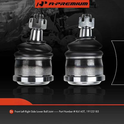 2X Front Lower Ball Joint for Chevrolet Malibu (1973–1983) Impala (1977–1996)