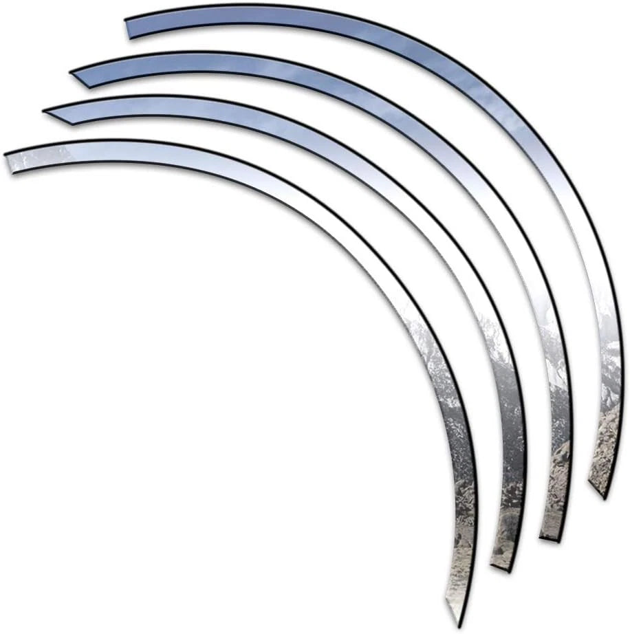 Fender Trim 4pc Stainless with 3M Gasket for Nissan Versa (2012–2019)