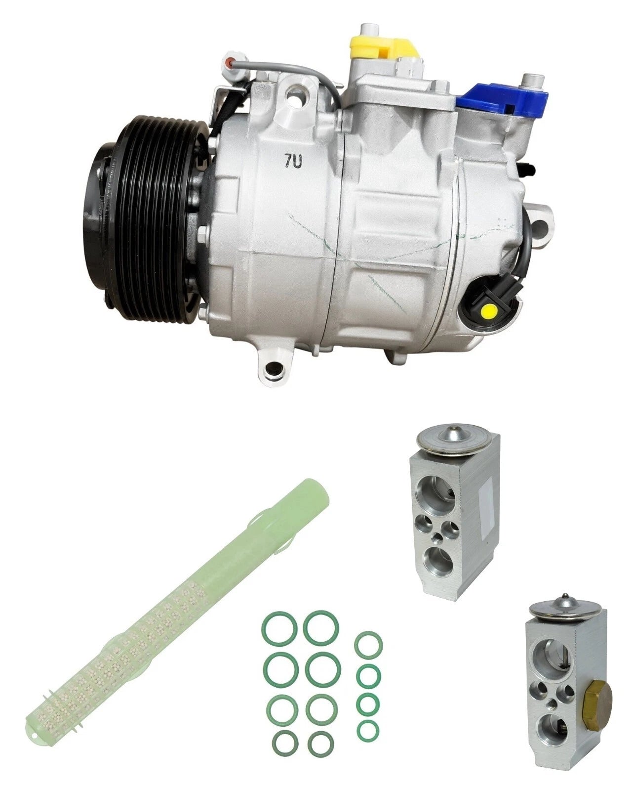 AC Compressor Kit with Receiver Drier for BMW 740Li xDrive (2015–2018)