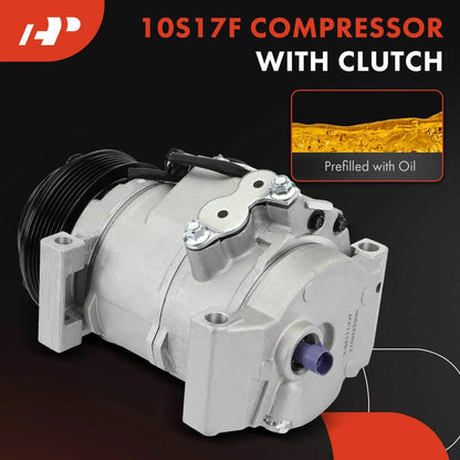 A/C Compressor with Clutch for Chevrolet Express 1500 2500 (2003–2023)