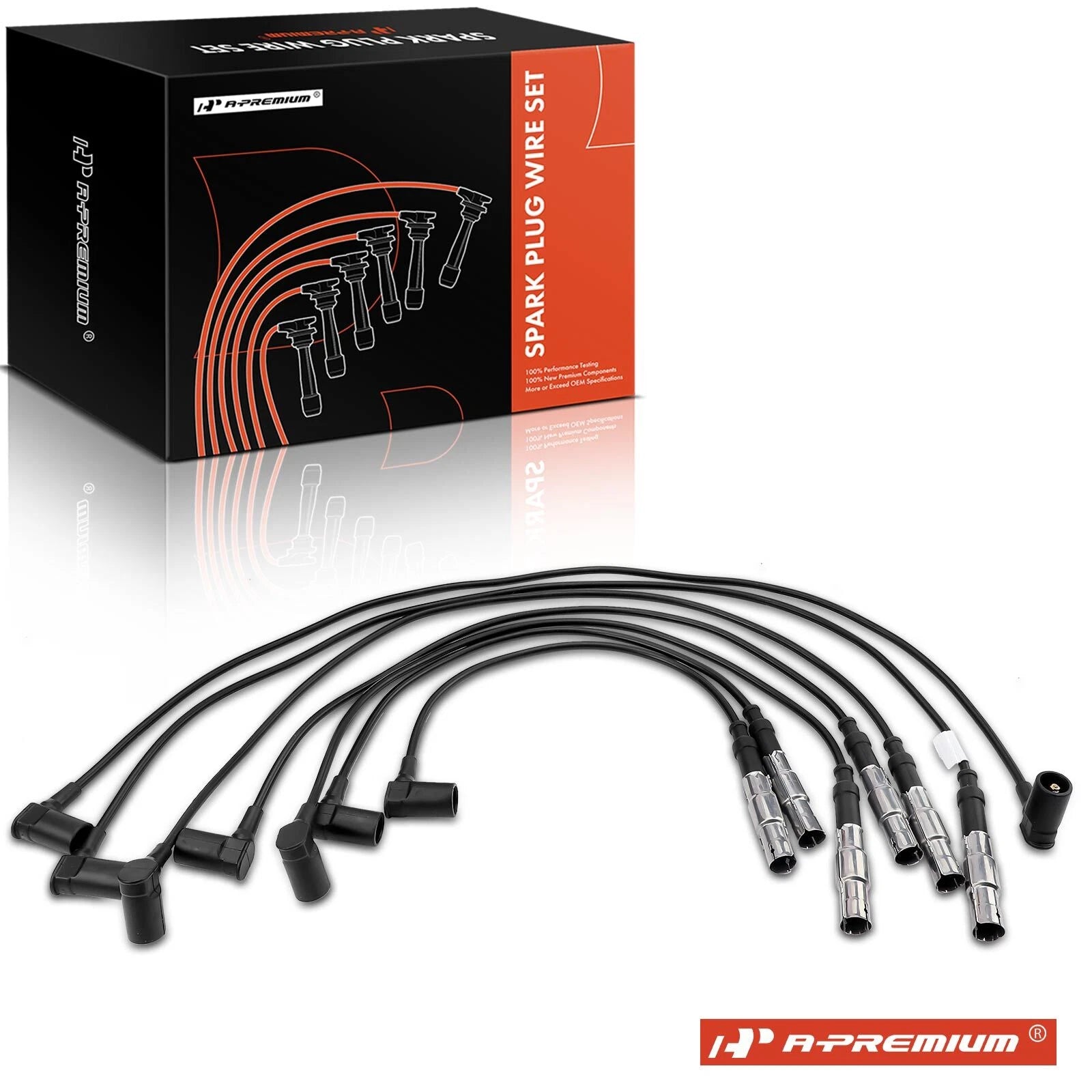 7x Spark Plug Wire Sets for Mercedes-Benz 190E 260E 300CE 300SE 300TE (1982–1993)