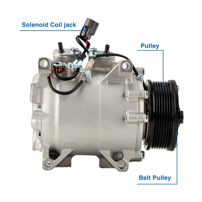 A/C Air Conditioner Compressor for Honda CR-V 2.4L (2002–2006)