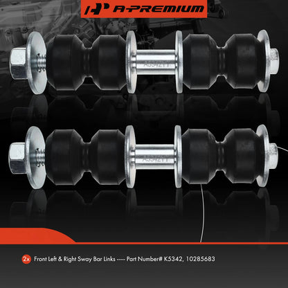 2X Front Sway Bar Link for Chevy Impala (2000–2013) Buick Terraza AWD