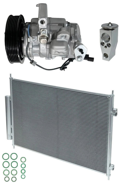 AC Compressor Kit With Condenser for Honda HR-V 1.8L (2017–2018)