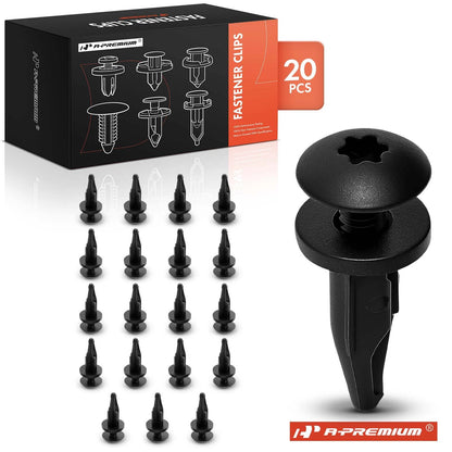 20Pcs Screw-Type Bumper Cover Door Panel Retainer Clips for Chevy
