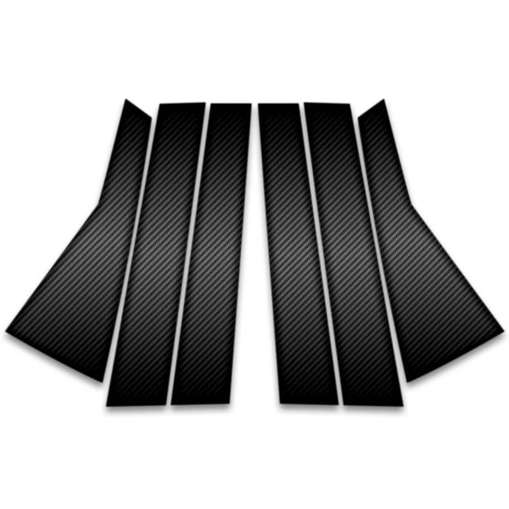 6pc Carbon Fiber Pillar Post Covers for 2017-2022 Honda CR-V - SRC0553