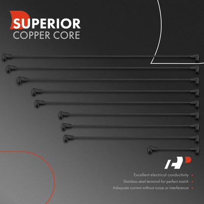 9x Spark Plug Wire Set for Chevrolet Blazer G20 (1985–1995)