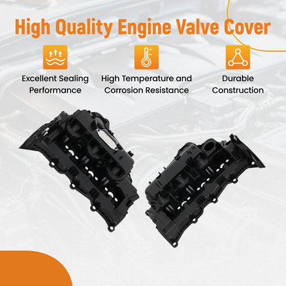 2x Engine Valve Cover for Land Rover Range Rover Sport 3.0L (2009–2013)
