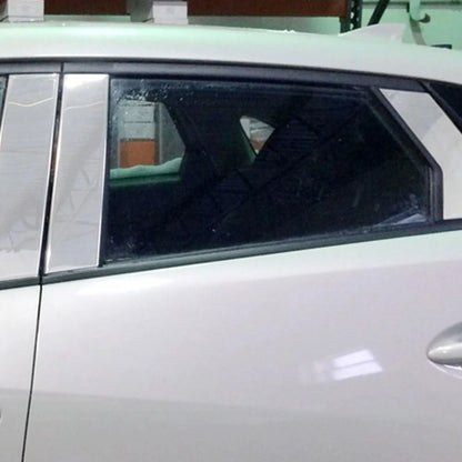 6pc Stainless Steel Pillar Post Trim Luxury FX for 2016–2021 Mazda CX-3