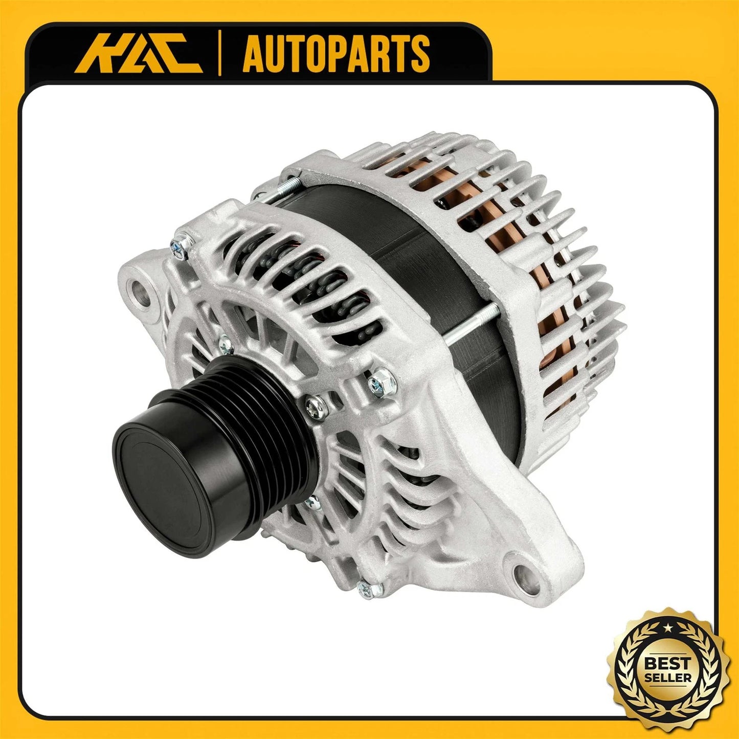 Alternator for Dodge Journey (2009–2020) 2.4L 160A 6 Groove Clutch Pulley