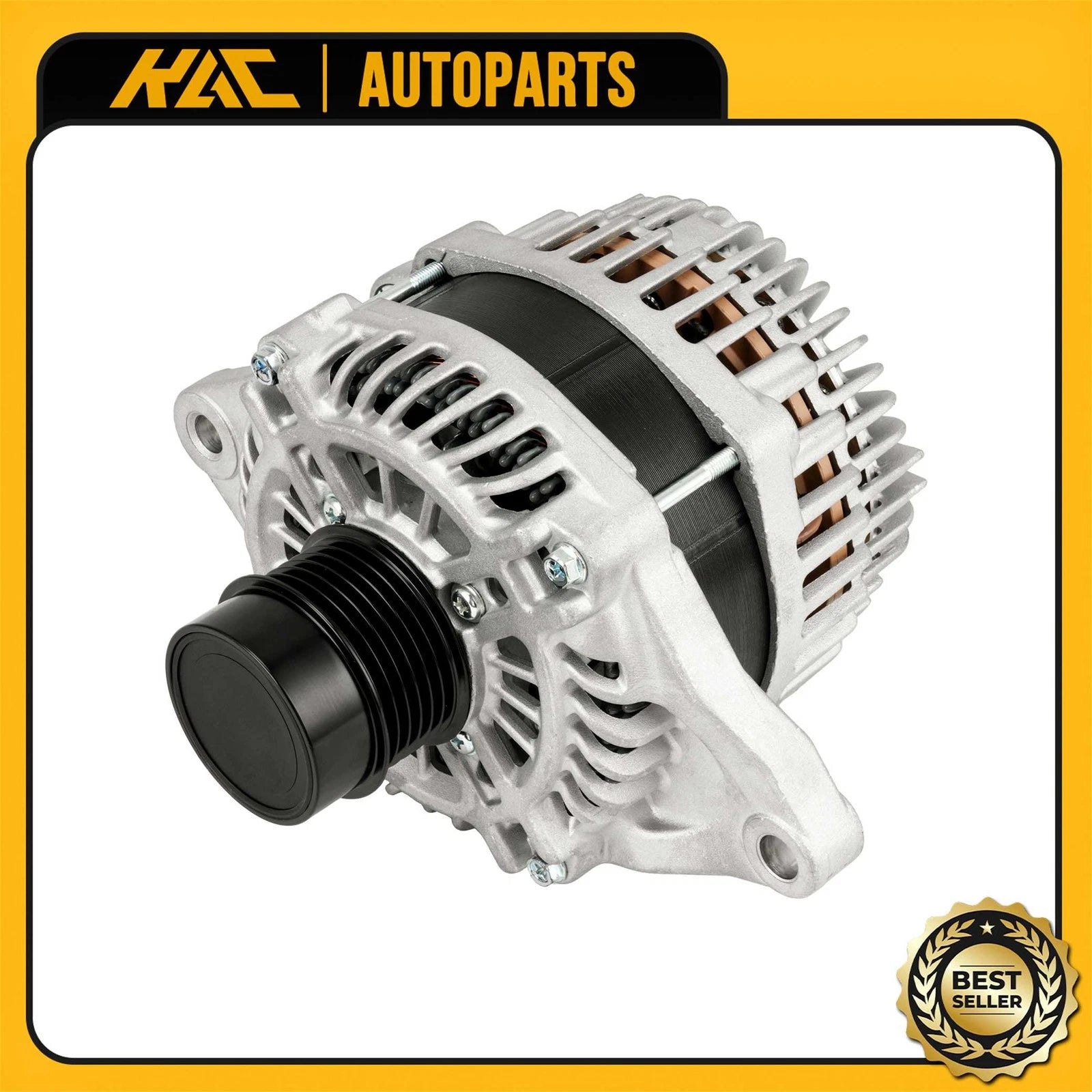 Alternator for Dodge Journey (2009–2020) 2.4L 160A 6 Groove Clutch Pulley