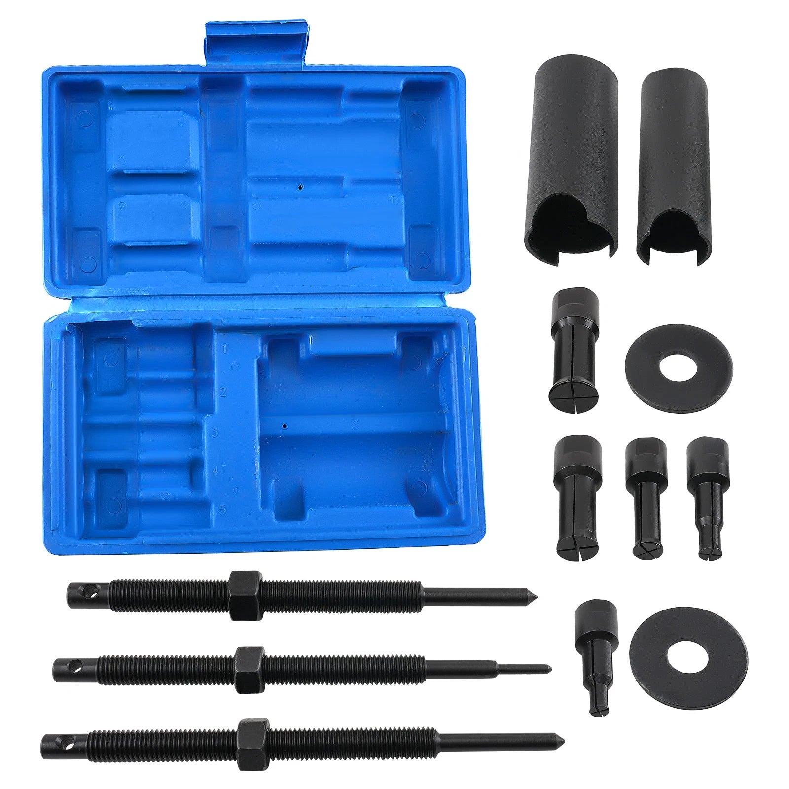 Bearing Puller Tool for Motorcycle and Automotive Hubs (9–23mm, 5 Clamps)
