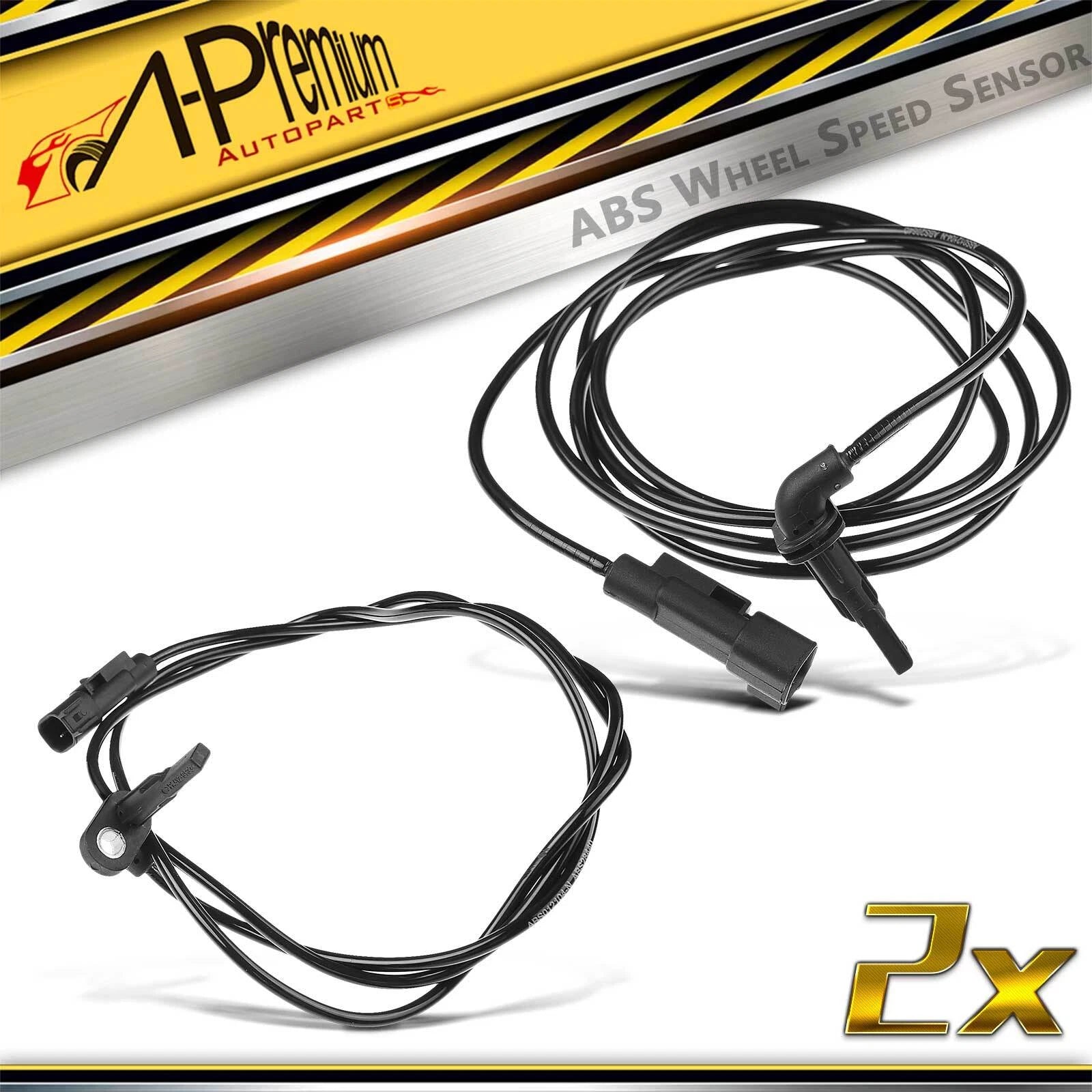 2x Rear ABS Wheel Speed Sensors for Buick LaCrosse (2014–2016) Cadillac XTS (2014–2016)